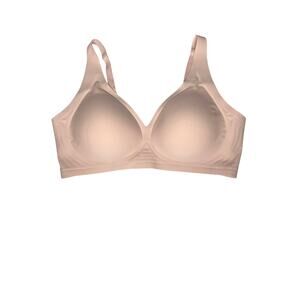 Shecurve size XL bra wire-free full coverage lined pink